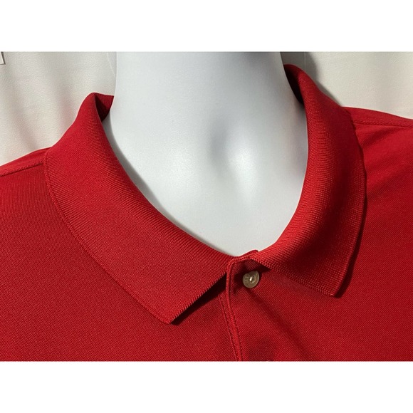 Greg Norman Men's Polo Golf Shirt Performance Play Dry 4XL RED - Picture 10 of 10